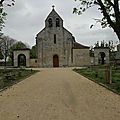 Charente, Châteaubernard, chapelle de la commanderie des Templiers, <b>XIIème</b> <b>siècle</b>