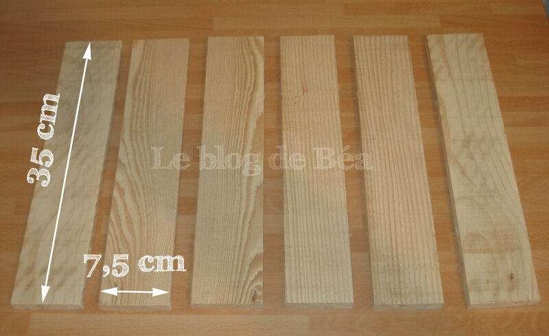 Plateau fabriqué en bois de palette