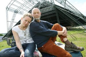 Michael Emilie Eavis Glastonbury festival