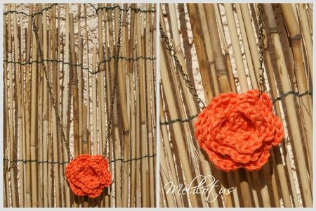 Collier RoseOrange