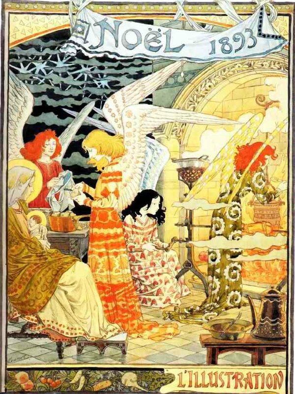 Illustration carnaval de noel