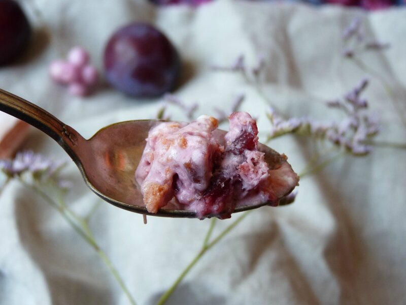 Semifreddo à la quetsche et au marsala