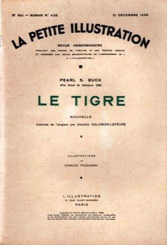 Le Tigre de Pearl Buck, paru en 1938