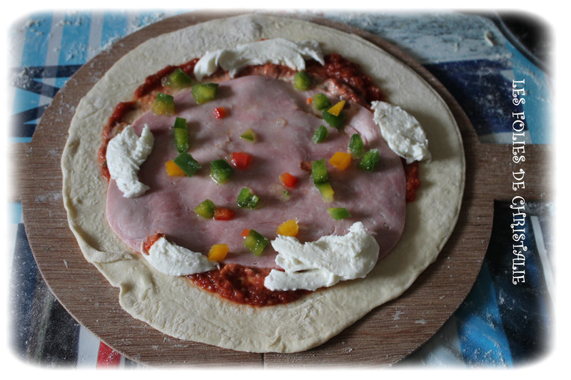 Pizza jambon poivron 2