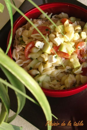 Salade de pâtes façon taboulé WW