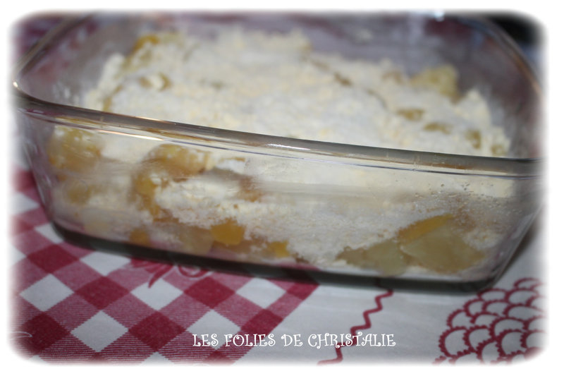 Crumble mangue ananas 3