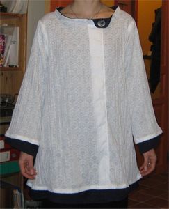 voile coton blanc fleuri