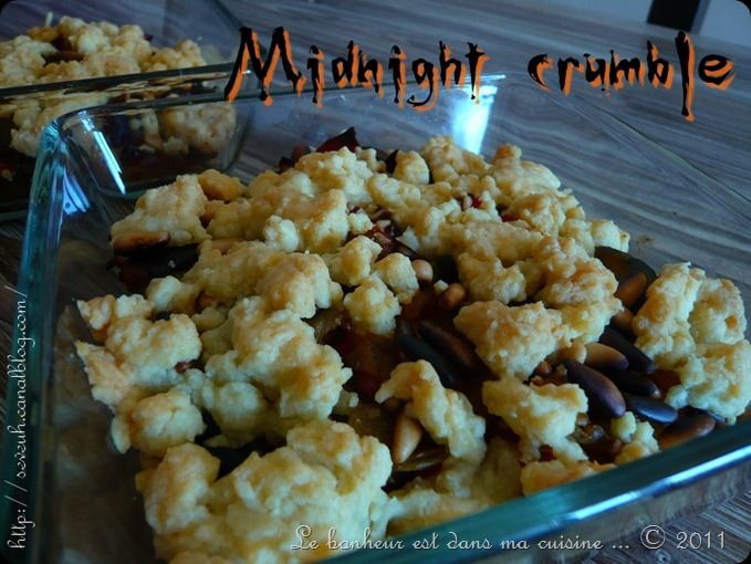 Midnight Crumble : un crumble à la ratatouille recettes Sablés doigts de sorcière pour Halloween