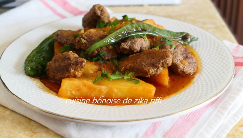 barania batata- tajine- pommes de terre cumin-vinaigre- kefta veau-2
