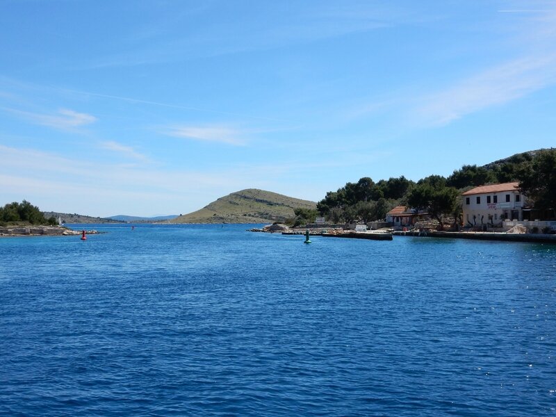 Dugi Otok, le passage du Prolaz Mala Proversa 14 avril 2016