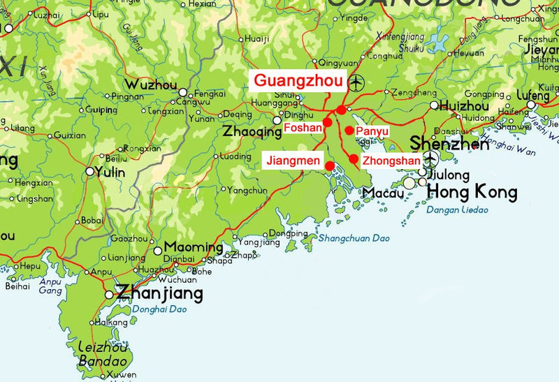 Carte Chine 1991 Détail R