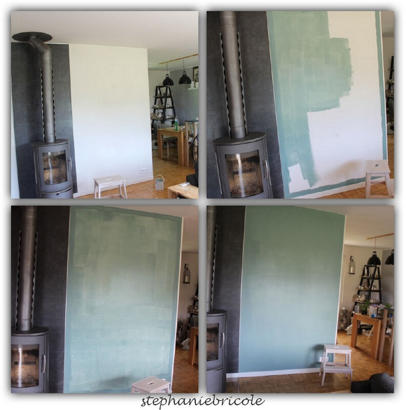 etape peinture mur diy