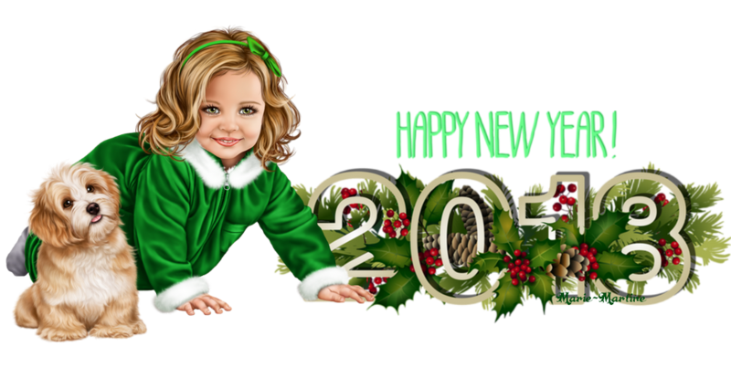 happy new year enfant