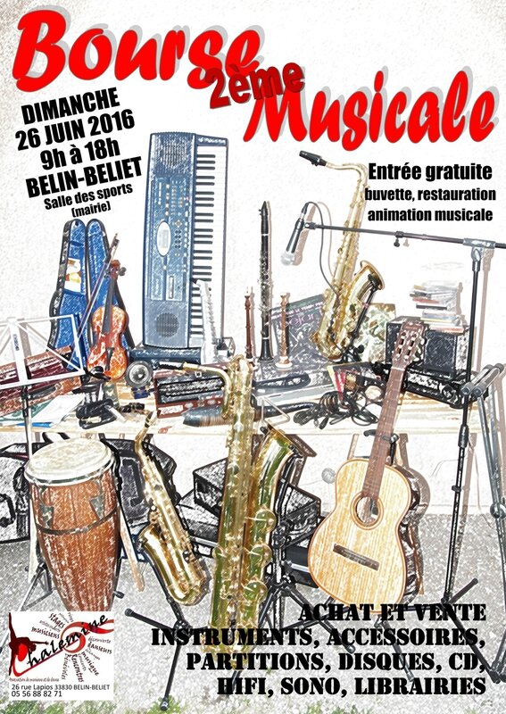 Affiche 2ème Bourse musicale 2016