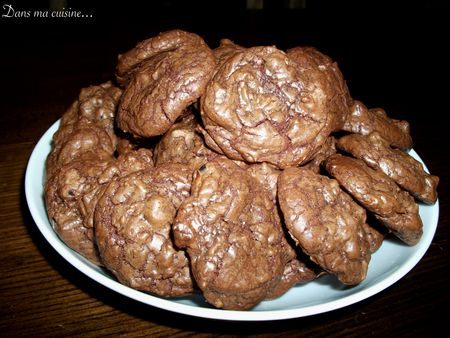 recettes Cookies décadents double chocolat et noix