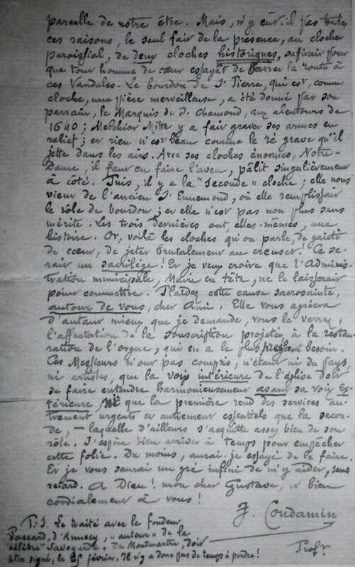 lettre Condamin 6 février 1899 (2)