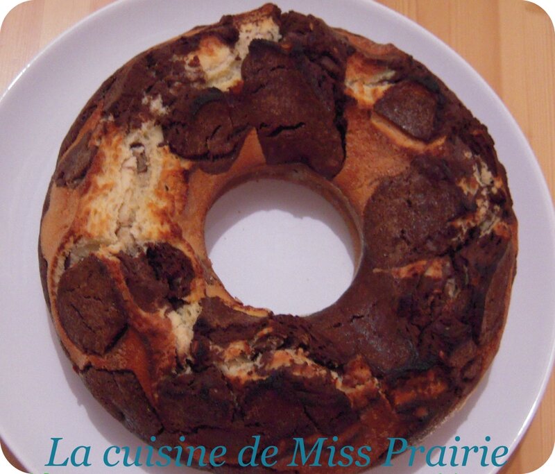 Gâteau au yaourt marbré