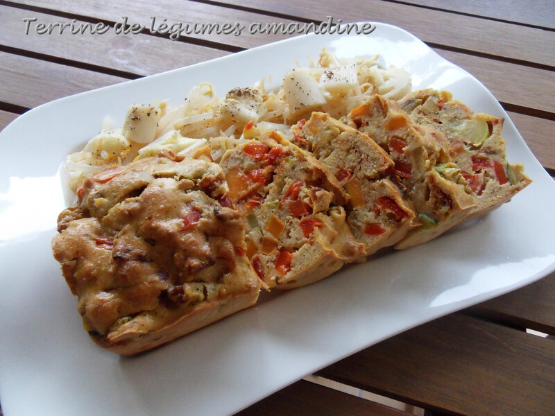 terrine de légumes amandine