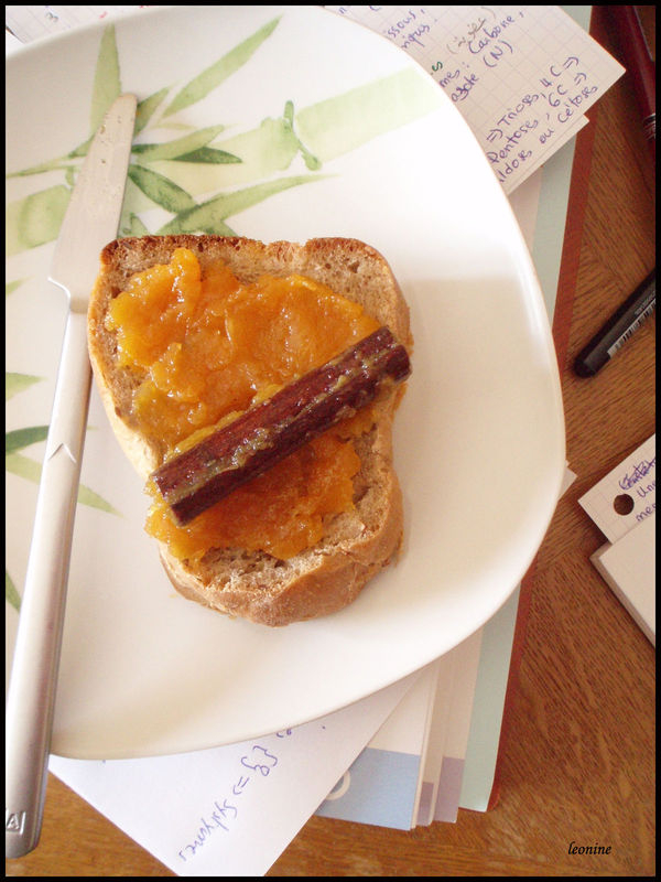 Confiture de melon, cannelle à l’agar agar recettes dessert Confiture de melon à la vanille