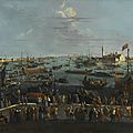 <b>Venetian</b> <b>School</b>, mid 18th century, Venice, a view of the Bacino with the Bucintoro on the feast of the Ascension