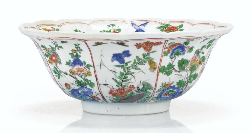 Coupe en porcelaine de la Famille Verte, Dynastie Qing, époque Kangxi (1662-1722)