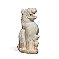 A 'Ding' figure of a <b>lion</b>, Northern Song dynasty (960-1127)