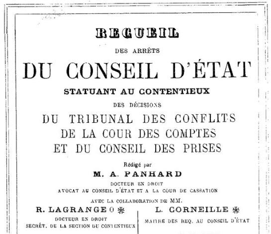 1920 le 14 mai Arrêt du conseil d'état_1