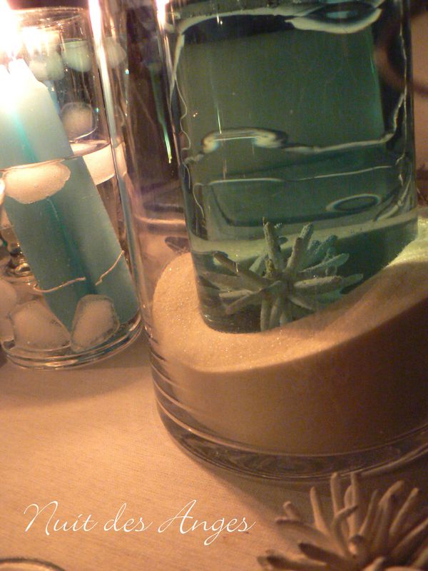 Nuit des anges décoratrice de mariage décoration de table turquoise exotique 016