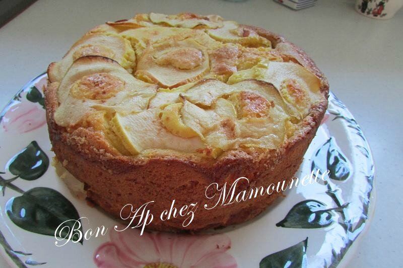 gâteau aux pommes du verger mascarponé et au jus de pomme 021