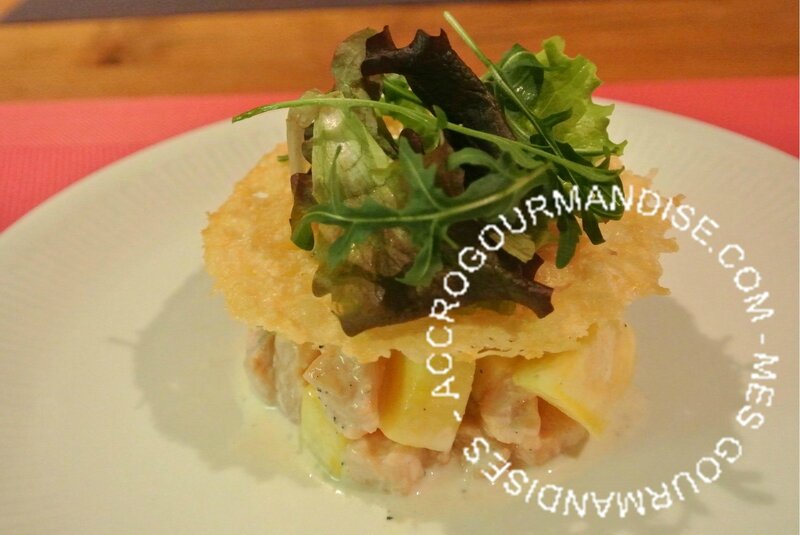 Tartare de Saumon à la mangue2