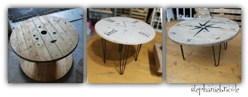 touret table diy