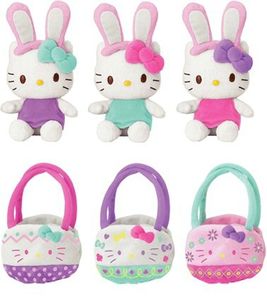 Hello Kitty Easter plushies