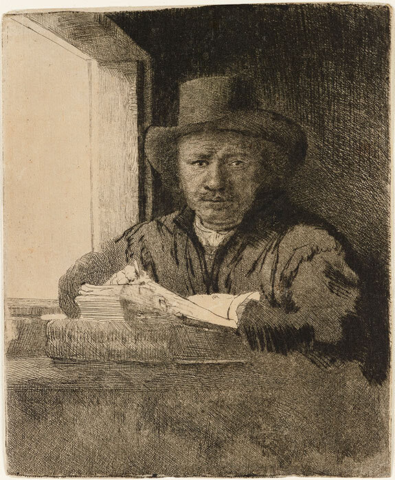 rembrandt-self-portrait-etching-at-a-window-c-ashmolean-museum-university-of-oxford