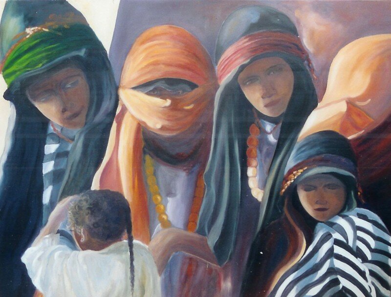 Groupe de femmes berbères