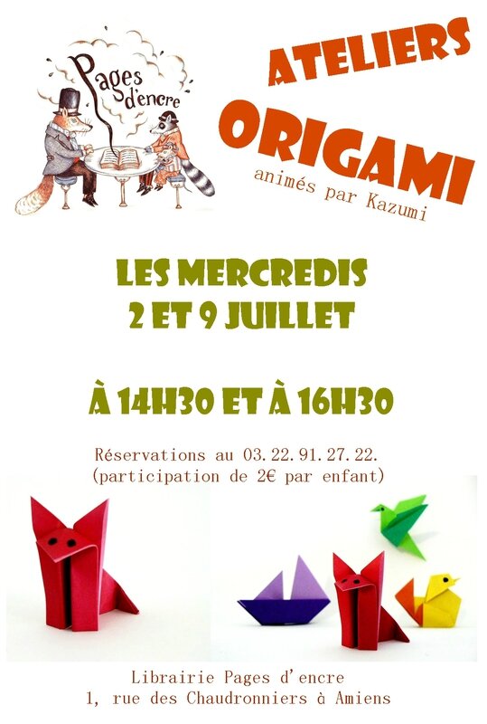 ateliers ORIGAMI