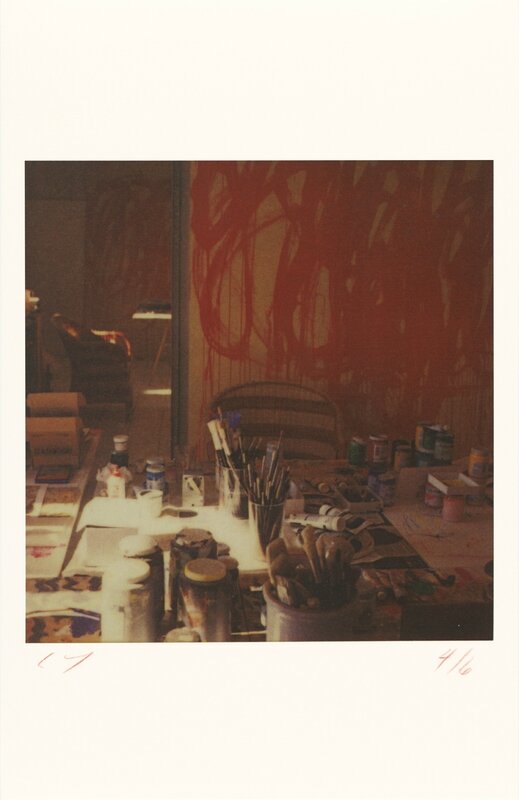 Cy Twombly_Studio (with Bacchus Painting) (Gaeta), 2003