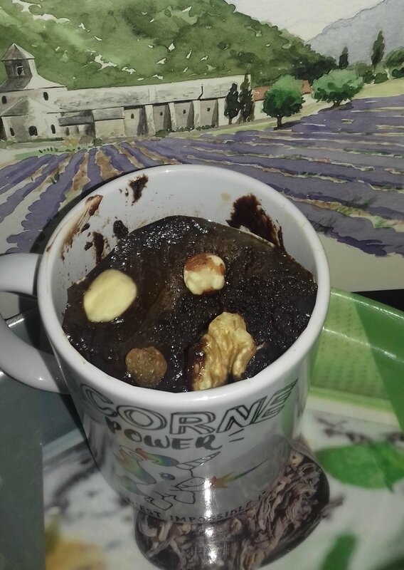 mug cake façon mendiant 13 desserts 24