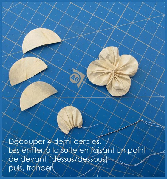 tuto fleur en papier