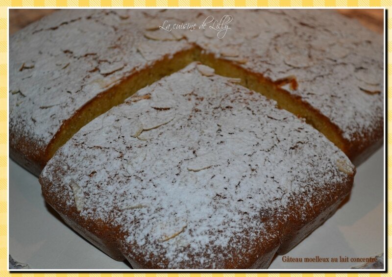 gâteau au lait concentré