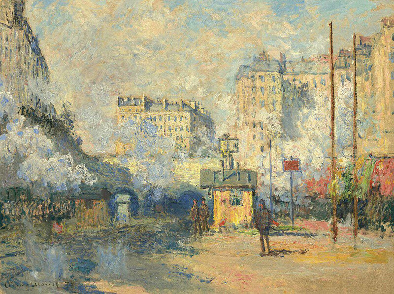 claude Monet Gare Saint Lazare Série II