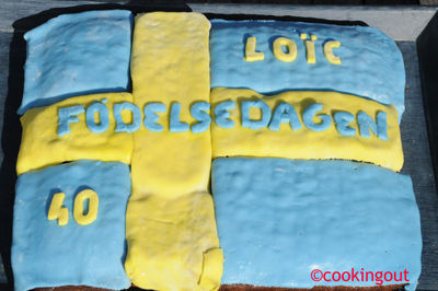 Un gâteau qui veut dire beaucoup de choses recettes Cookingout passe à locre pour Juillet