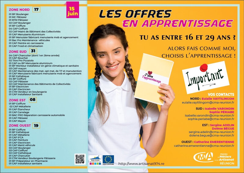 offres apprentissage 974