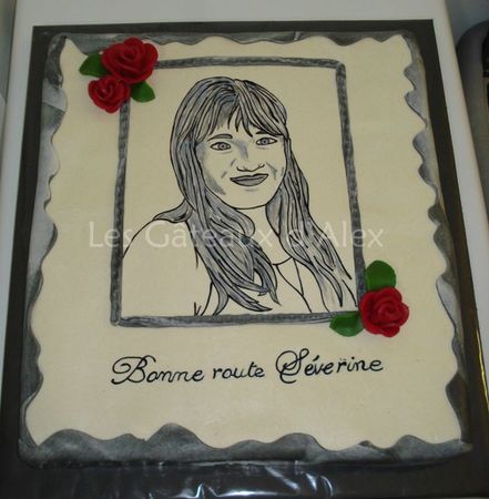 Gâteau portrait Séverine