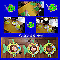 <b>Poisson</b> d'Avril en assiette en carton