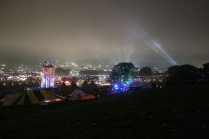 Glastonbury festival 2013 night park stage