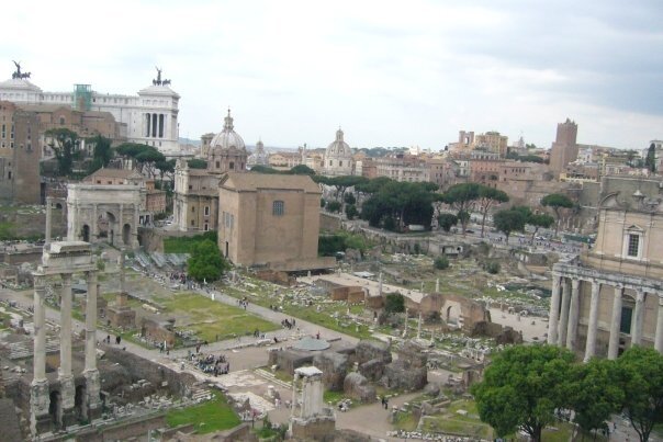 Rome forum vue generale