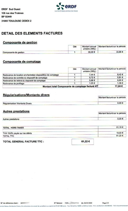 panneau solaire facture