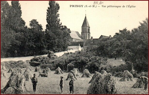 Les fenaisons à Pringy