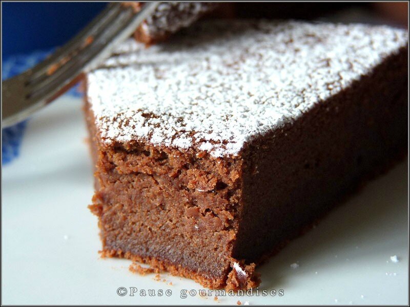 Gâteau au chocolat et compote (8)