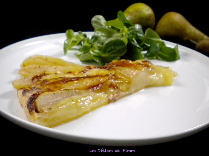 Tarte feuilletée aux poires et au Maroilles 3